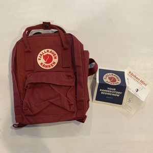 Fjallraven Kanken Mini Backpack Ox Red